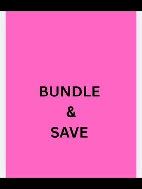 Bundle & Save Sign - Hot Pink